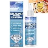 150ml Diamond Painting Versiegelung Spray,Versiegelung für Diamantmalerei,Langlebig Fest, Transparent und Spurlos, Staubdicht,Bewahrt Strahlenden Glanz,Schutz Versiegelung für Diamont Painting