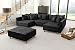 Produktbild Küchen-Preisbombe Wohnlandschaft Sofa Couch Ecksofa Eckcouch MF Vintage Anthrazit Minsk XXL