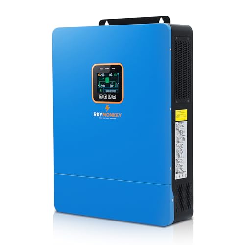 Image of ZLPOWER 10KW 48V Hybrid Solar Inverter, Off-Grid 120V/240V Split/Single Phase Pure Sine Wave Inverter with 200A MPPT, LiFePO4/Lithium Compatible, Batteryless, Parallel Up to 6 Units