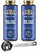 2 Pack - Ghirardelli - Sea Salt Caramel Flavored Sauce - 17 Oz Squeeze Bottle with Limited Edition Measuring Spoon