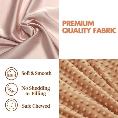 MOVEPAI Baby Security Blanket, Soft Baby Lovey Toy Blanket for Boys, Snuggle Toy Lovie Newborn Gift, 2PCS Babies Blankie Boy Highland Cow 16 Inch