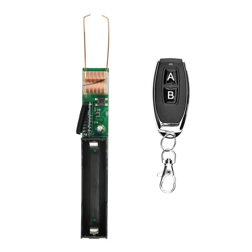Jnchdghwa As Shown Dc 3.7V Remote Control Arc Igniter Discharge Module Boost Coil Ignition Control Module Battery Integrated 50 Meter