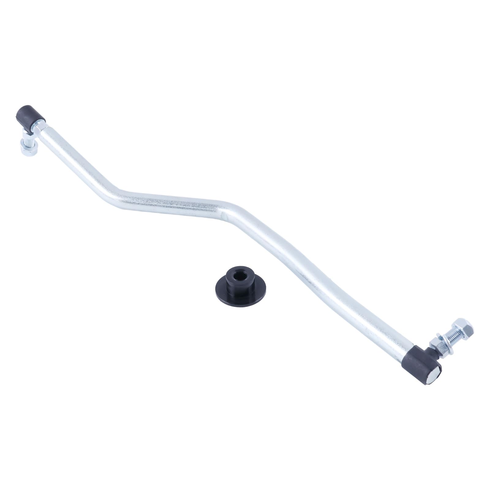 ZTUOAUMA Right RH Steering Drag Link 194741 532194741 with Rubber Bushing Compatible with Husqvarna Craftsman Murray Dixon Jonsered Poulan Pro AYP EHP