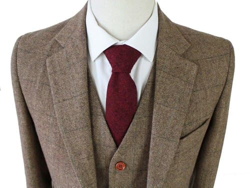 Blazer de costume à chevrons pour hommes veste chic Kromoc - 3