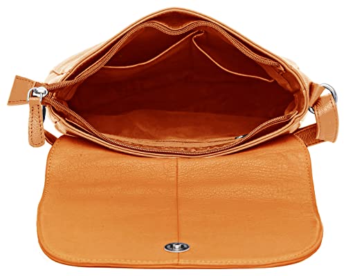 Image of WildHorn Modern & Stylish Cross-Body Leather Bag For Girls & Women I Leather Sling Bag I Handcrafted I Ultra Strong Stitching I- Ideal for Travelling, Parties, Weddings & Gifts
