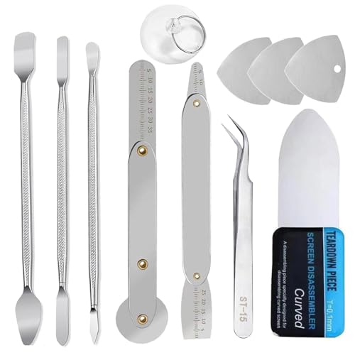 11 pcs Repair Tool kit Pry Tool Kit Opening Tool, Ultra-Thin Prying,Open Tool for iPhone Laptop, iPad, MacBook, Tablet