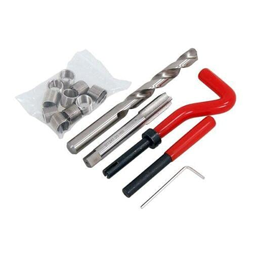 TOTMOX Thread Repair Kit, M12x 1.25 mm Thread Repair Insert Kit Compatible Hand Tool Set for Auto Repairing