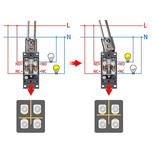 Heschen Endschalter HS-8108(TZ-8108) Verstellbarer Rollenhebel 10A 250VAC SPDT Momentary für CNC-Fräser Plasma IP65 (1)