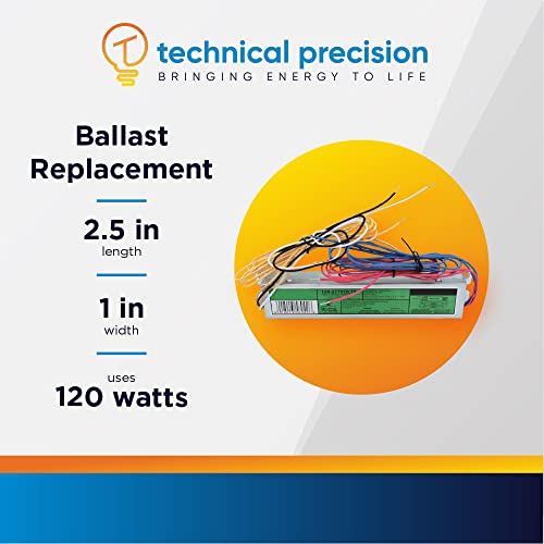 Replacement Ballast For Accupro Ap-Rc-432Ip-120 By Technical Precision - T8 120V-277V Electronic Fluorescent Light Ballast - Operates 3 To 4 Linear Lamps - 1 Pack #TOP5