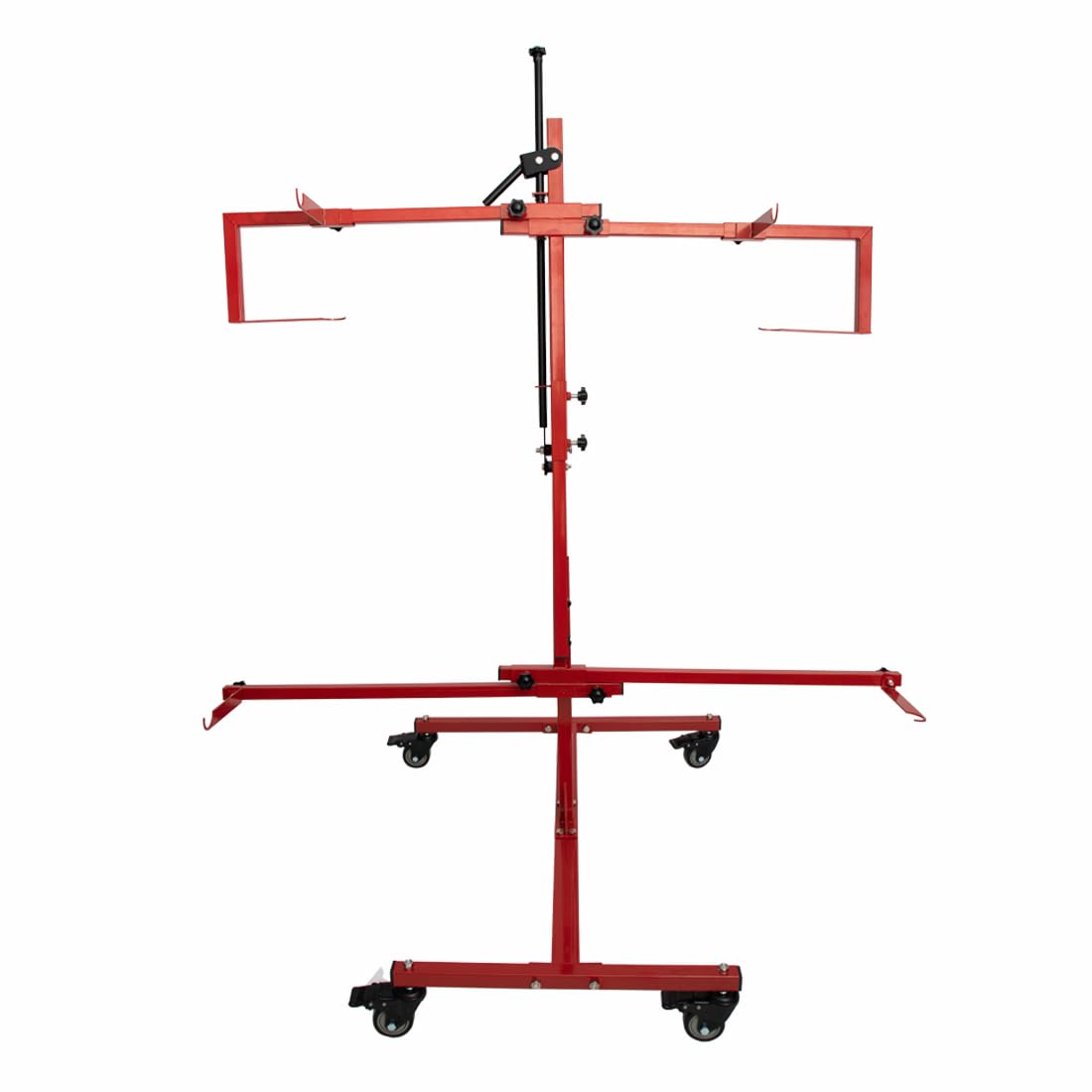 Soporte giratorio con brazos y marco de apoyo robustos ajustables, llantas, caballete de pintura, para guardabarros de suspensión, parachoques, piezas de coche