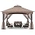 MASTERCANOPY Tool Free Patio Gazebo Screw Free Easy Installation Outdoor Garden Gazebo with Netting Walls (11x11,Khaki)