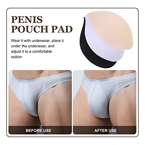 3pcs 's Panty Liner Bulge Enhancing Underwear Mens Pens Sleeves for Mens Cup Underwear Swim Briefs Bulge Padded Sponge Man2