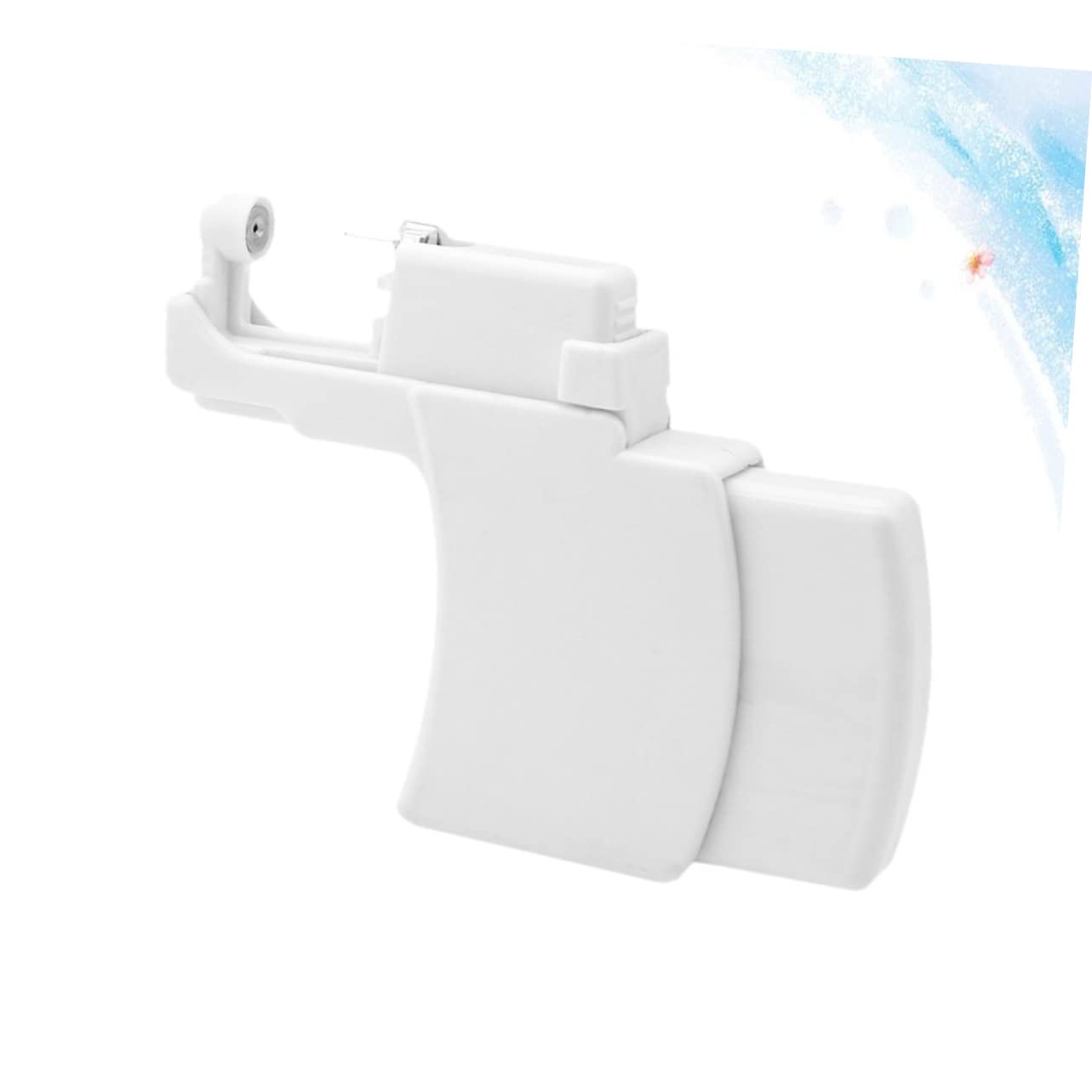 HAPINARY Ear Piercing Kit Ear Piercer Kit Accessory Perfect for Personal Professional Use Safe Material Easy to Install (white)