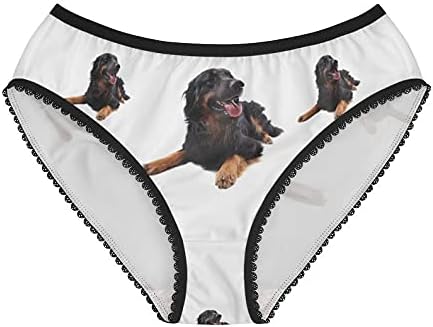DogsMakeMeHappy Hovawart Panties,Hovawart Underwear, Briefs, Cotton Briefs, Funny Underwear, Panties For Women