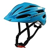 Cratoni Pacer+ Fahrradhelm (Blue matt - Reflektor, L-XL (58-62 cm))