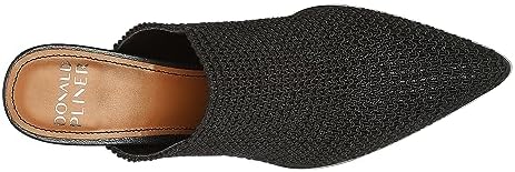 Donald Pliner Women's Vamia Basic Elastic Mule, Black, 6 | Image 4