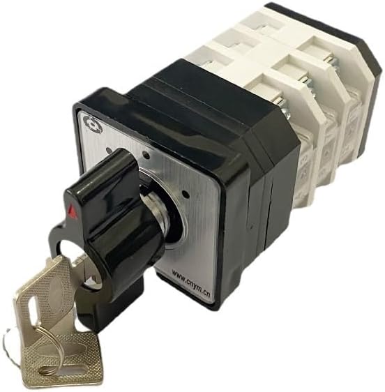 LW12-16YS2/3 with Key Rotaris ON-Off-ON Three Levels 690V 16A Control Circuit Power Supply Main Rotary Changeover Cam Switch