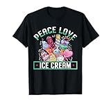 Peace Love Ice Cream - Ice Cream T-Shirt