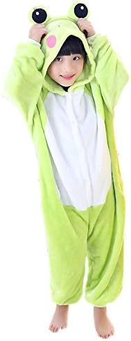 Amazon きぐるみ パジャマ 子供用 動物着ぐるみ キッズ カエル着ぐるみ キッズ 100cm キッズコスチューム おもちゃ