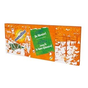Ovomaltine Adventskalender 2024 mit 31 x Crunchy Minis - Weihnachtskalender für Kinder, Frauen und Männer mit echter Schweizer Vollmilch-Schokolade, nachhaltig