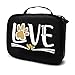 Produktbild Love Dog Paw Fashion Reise-Make-up-Koffer, tragbare Kosmetiktasche, Mehrzweck-Tasche, Geschenk für Kosmetik, Make-up-Werkzeug, Toilettenartikel, Schmuck