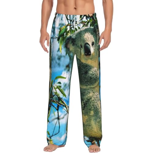Pantalon de pyjama en flanelle polaire homme doux et chaud pour l'hiver