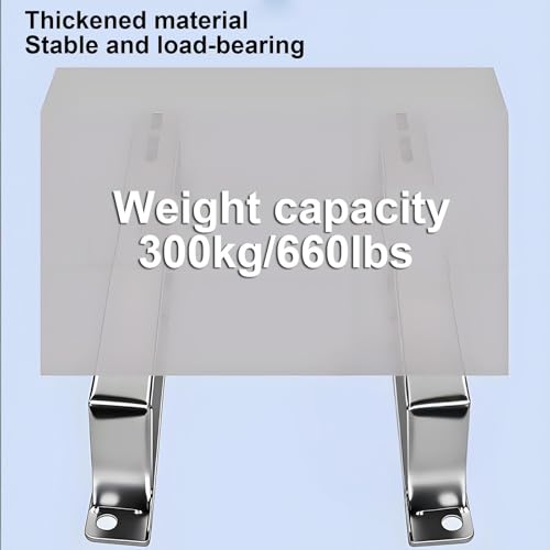 Mini- Split- Bodenständer For 9000 Bis 36000 Btu Kanallose Klimaanlagen- Wärmepumpen, Robuste AC- Stützhalterung, 60 Lbs(56x11cm/ 22×4.3in)-5