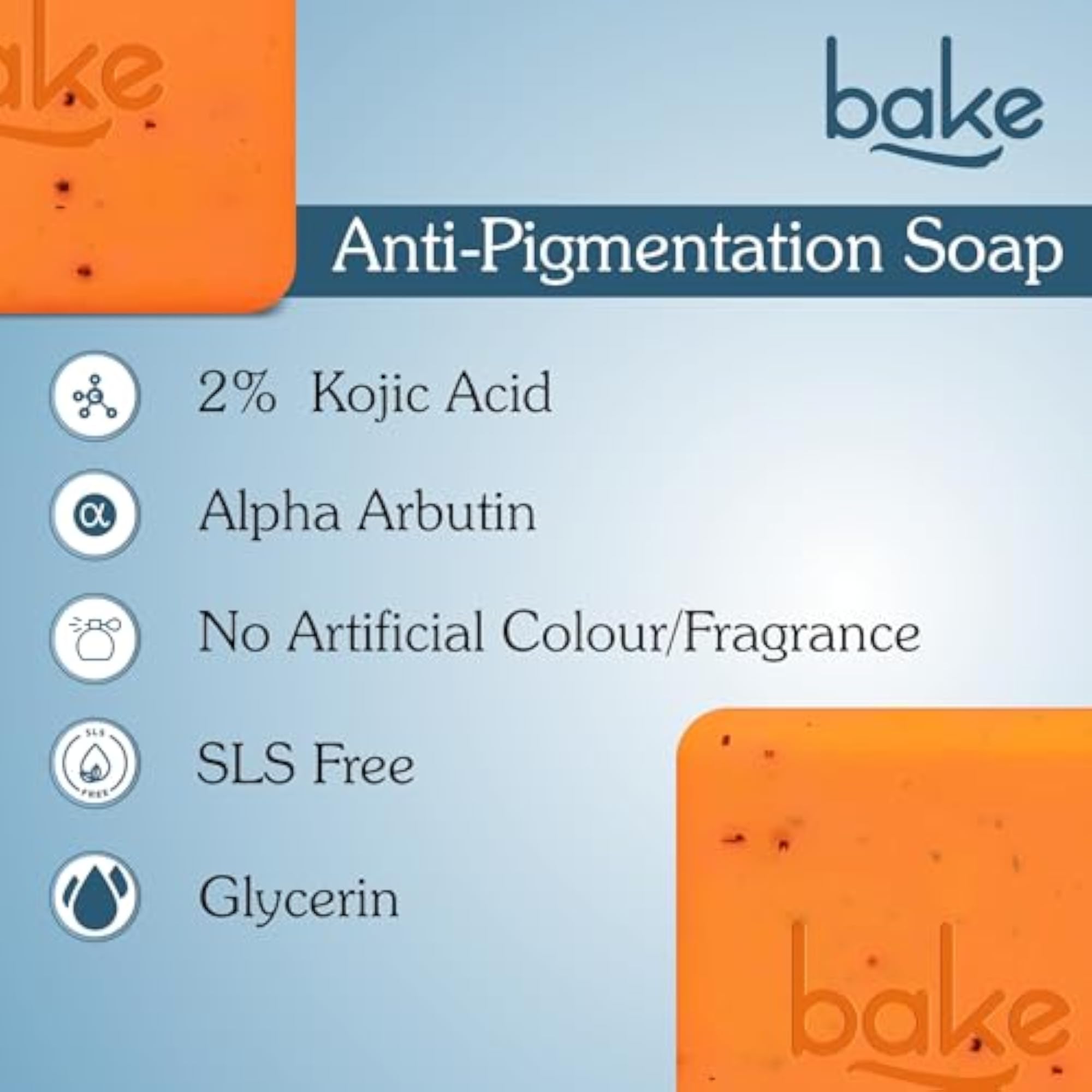 2% Kojic Acid Scrub Treatment Soap, 6 Pcs