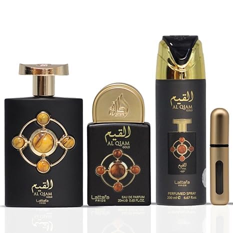 Amazon.com : Lattafa Pride - Al Qiam Gold for Men - 3 Pc Gift Set