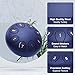 Steel Tongue Drum 6 Inch 8 Notes, Rain Drums for Outside C major, Hang Instrument, Handpan for Kids, Ethereal Hand Pan for Meditation Yoga Musical Education, Deep Blue
