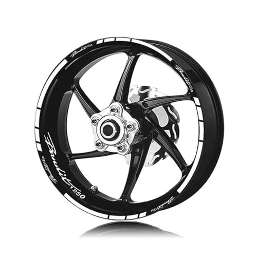 Autocollants roue réfléchissants jantes moto Suzuki Bandit 650 1250 Style 6