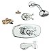 Grohe KTS19612-34124R-000 Seabury Tub and Shower Valve Kit, Chrome