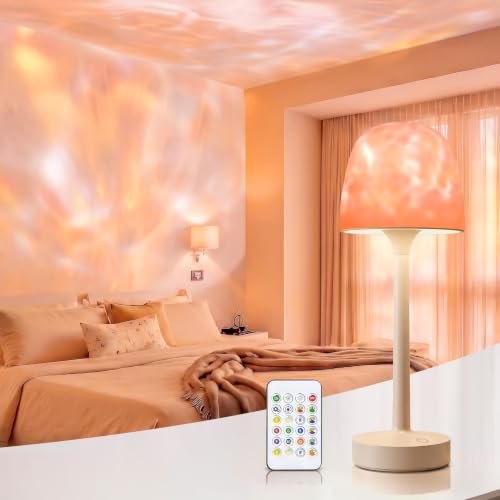UPXNBOR Shower Lamp Waterproof Rechargeable Table Lamp for Home Ambience