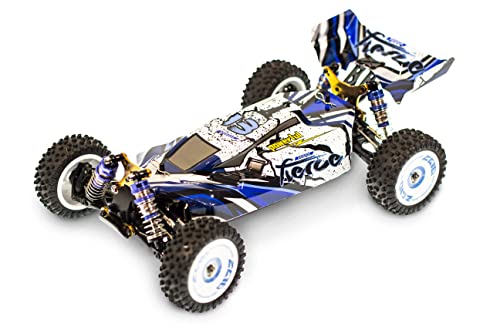 s-idee&reg; WL 124017 blau 1:12 4WD 75 kmh schnell brushless rc Off-Road RC Buggy ferngesteuertes Auto