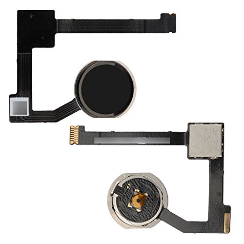 BisLinks® for iPad Air 2 Home Button Key + Flex Cable Assembly Black A1566 A1567