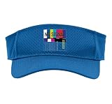 No Signal | No Signal Analogue TV Sport Sun Visor, Adult, One Size, Royal Blue