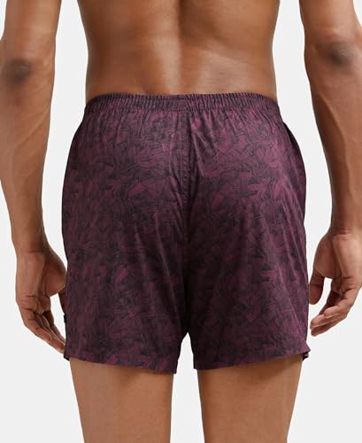 Image of Jockey 8222 Men Super Combed Mercerized Cotton Woven Printed Inner Boxers with Ultrasoft and Durable Inner Waistband (Pack of 2, Colors & Prints May Vary)