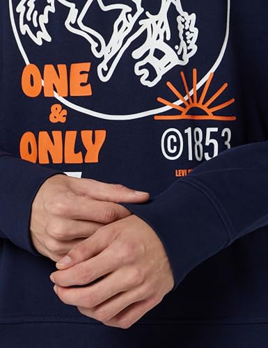 Image of Levi's Men Round Neck Cotton Sweatshirt