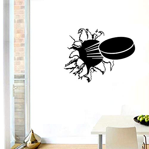 Vinilo decorativo hockey negro 40x52 cm BIBITIME miniatura 5