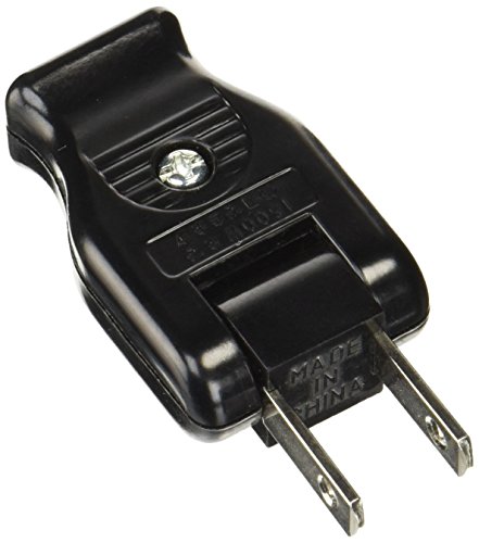 エルパ(ELPA) ムービープラグ 配線 コンセント 125V 15A 30mm A-24H(BK)