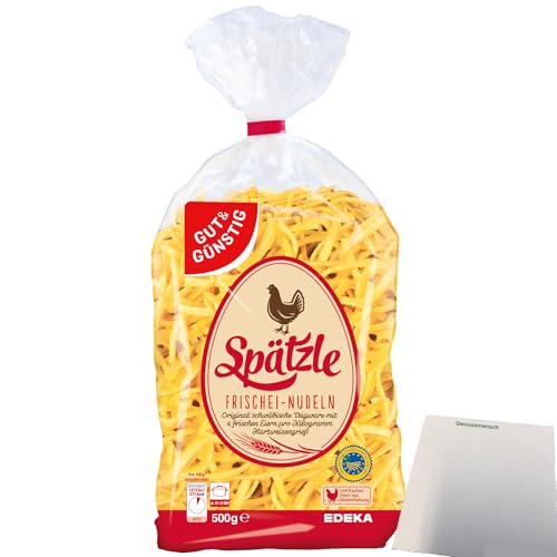 Gut&Günstig Eierspätzle (500g Packung) + usy Block