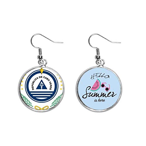 Pendientes de sandía de Cabo Verde ideales para tus paseos por la playa