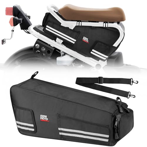 KEMIMOTO Under Seat Storage Bag Compatible with Ruckus 2010-2025 Cling Side Frame Bag Saddle Bag Luggage Scooter Comes with Shoulder Straps 30L