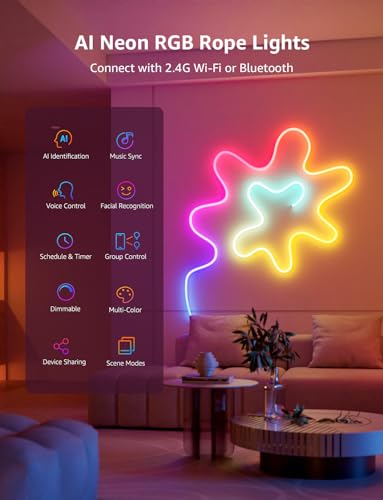 Lepro N1 AI Smart RGBIC LED Strip Lights 32.8ft — view 9