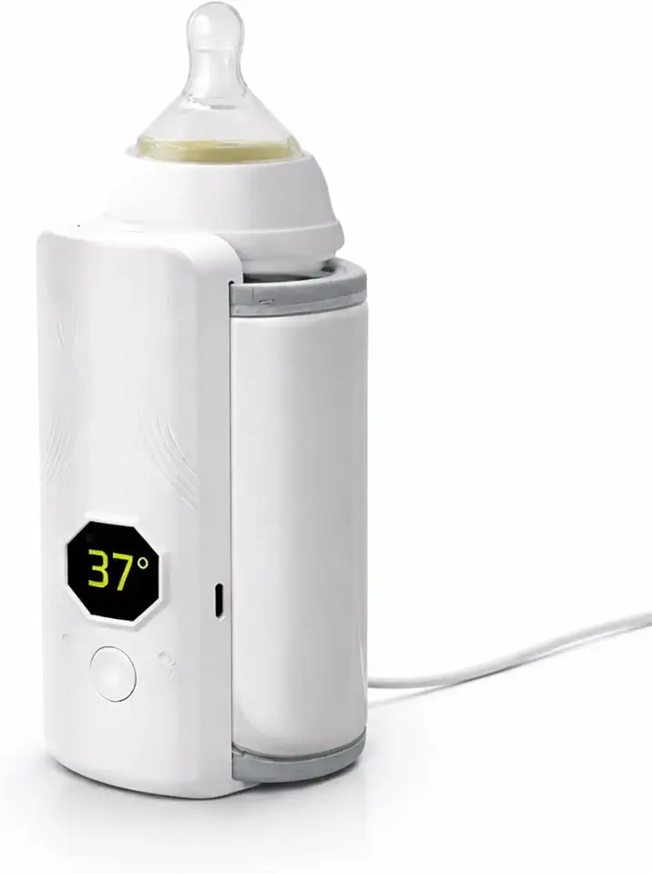 Aquecedor de Mamadeira Portátil - Recarregável com Display Digital