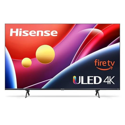 Hisense 75” Class U6 Series ULED 4K UHD Smart Fire TV (75U6HF, 2024) - QLED, Full Array Local Dimming, 600-Nit, Dolby Vision HDR 10+, HDMI 2.1, MEMC, 240 Motion Rate with VRR, Alexa Compatibility