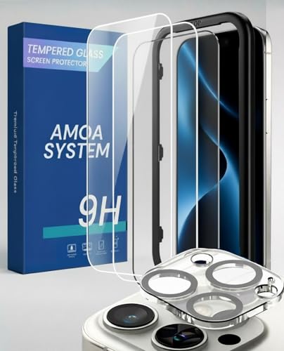 Reviews de Kits de instalación al mejor precio. 43 AMOA SYSTEM Protector de pantalla para iPhone 15. 3 Micas de cristal templado + 1 protector de lente de cámara + 3 kits de limpieza. Resistencia 9H. Rápida y fácil instalación....