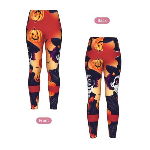 Leggings de compresión para mujer evitan transparencias Halloween 4