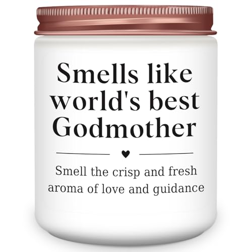 Homsolver Godmother Gifts from Godchild, Godmother Proposal Gift,Mothers Day Birthday Christmas Gift for Godmother's, Godmother's Scented Candles