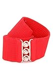 Malco Modes Berry Ladies Belt for Valentine's Day Outfit | Steampunk Corset Belt & Cinch Belt Buckle for Women | Perfect with Valentines Day Dress for a Stylish Statement